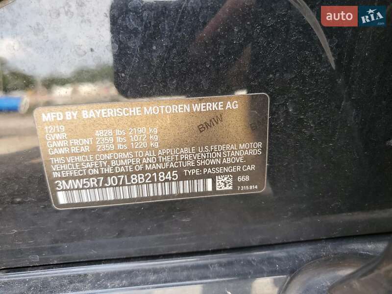 Седан BMW 3 Series 2020 в Одессе фото 12 Седан BMW 3 Series 2020 в Одессе