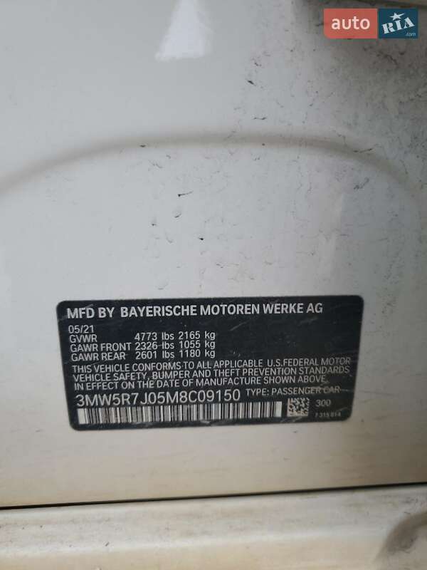 Седан BMW 3 Series 2021 в Львове фото 13 Седан BMW 3 Series 2021 в Львове