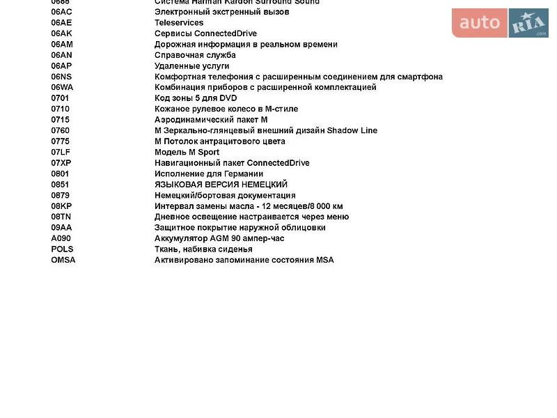 BMW 3 Series 2015 VIN WBA8B71050K385299 фото оголошення 28 з 56