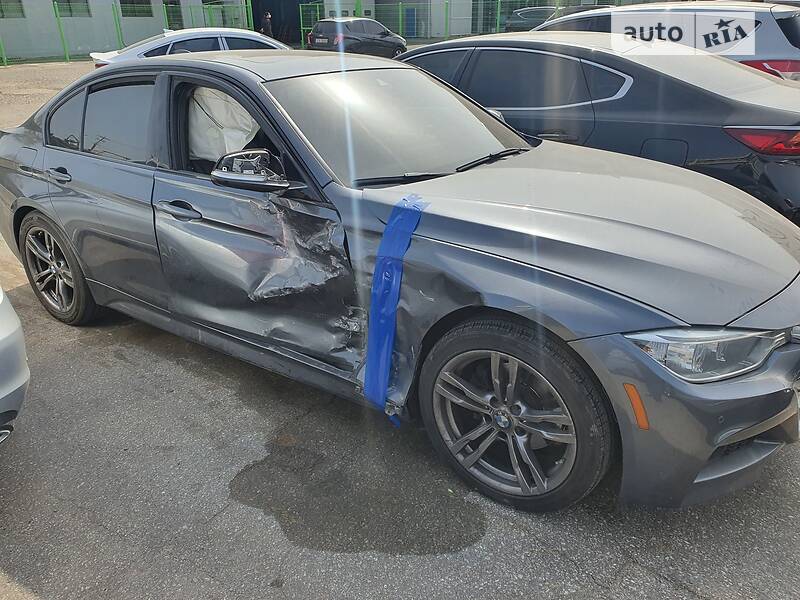 2015 BMW 320, VIN WBA3D3104FK614092:plate — photo 1 (autoria)