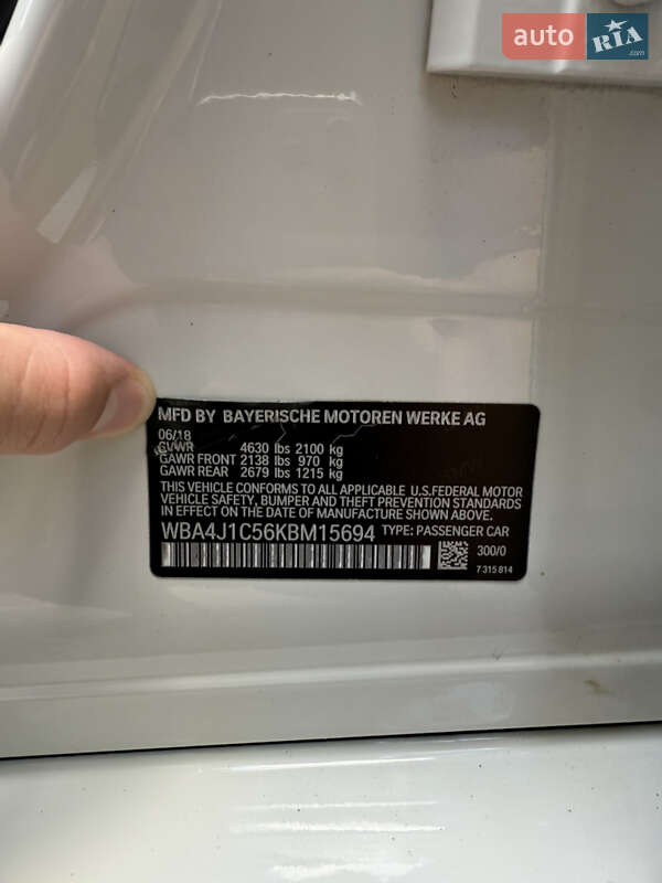 Купе BMW 4 Series Gran Coupe 2018 в Киеве