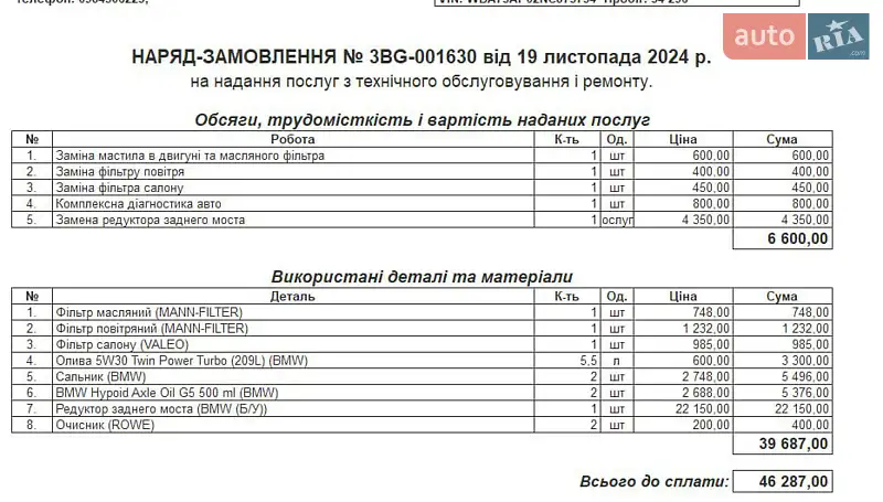 Купе BMW 4 Series 2021 в Києві документ