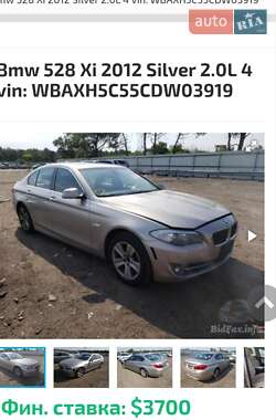 Седан BMW 5 Series 2012 в Полтаві
