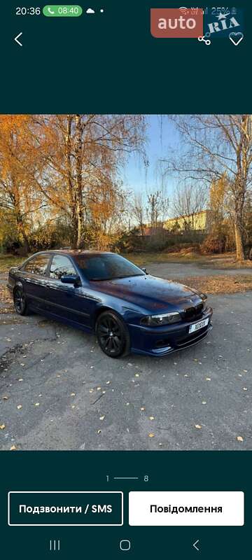 Седан BMW 5 Series 2001 в Вишневом фото 7 Седан BMW 5 Series 2001 в Вишневом