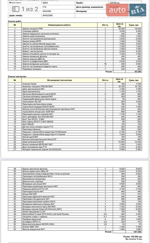 Седан BMW 5 Series 2013 в Одессе фото 36 Седан BMW 5 Series 2013 в Одессе