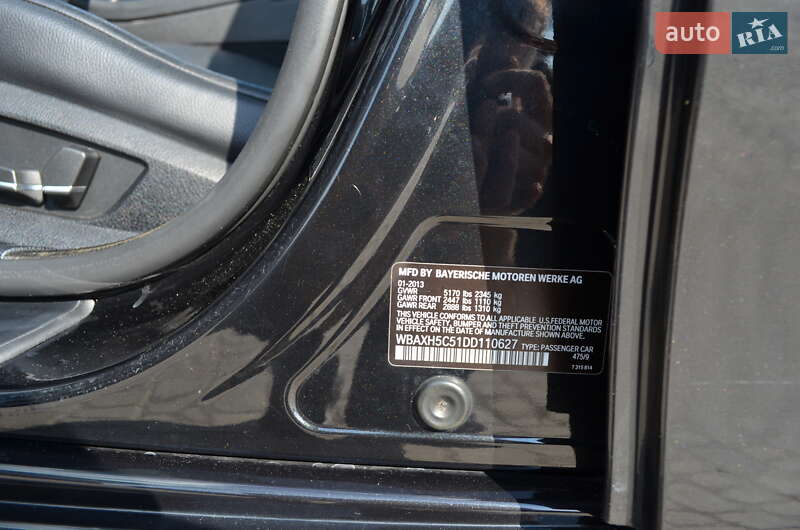 Седан BMW 5 Series 2013 в Львові