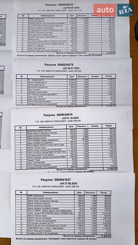 Седан BMW 5 Series 2011 в Черновцах