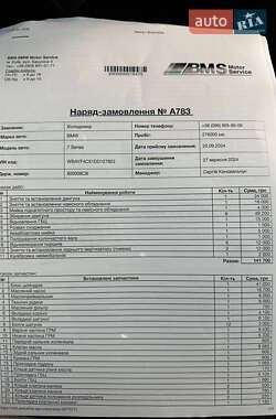 Седан BMW 7 Series 2012 в 
