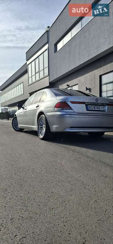 Седан BMW 7 Series 2002 в Мукачево