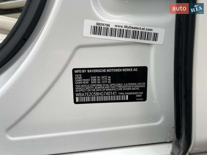 Седан BMW 7 Series 2017 в Луцке