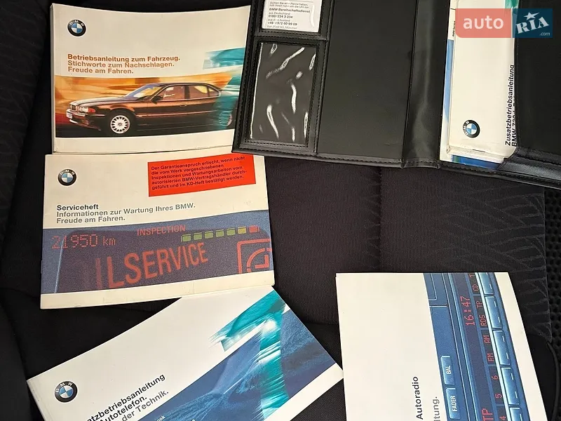 Седан BMW 7 Series 2000 в Днепре документ 2 фото Седан BMW 7 Series 2000 в Днепре документ