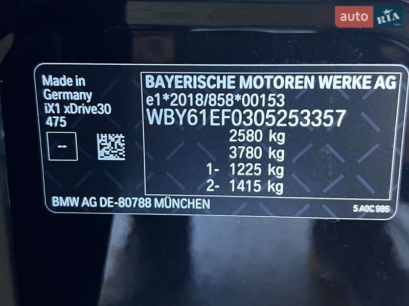 Внедорожник / Кроссовер BMW iX1 2025 в Черновцах