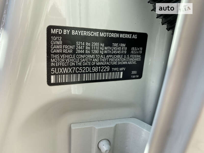 Внедорожник / Кроссовер BMW X3 2012 в Ивано-Франковске