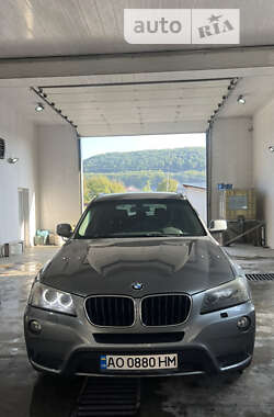 Внедорожник / Кроссовер BMW X3 2011 в Тячеве