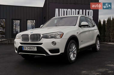 Внедорожник / Кроссовер BMW X3 2016 в Каменец-Подольском