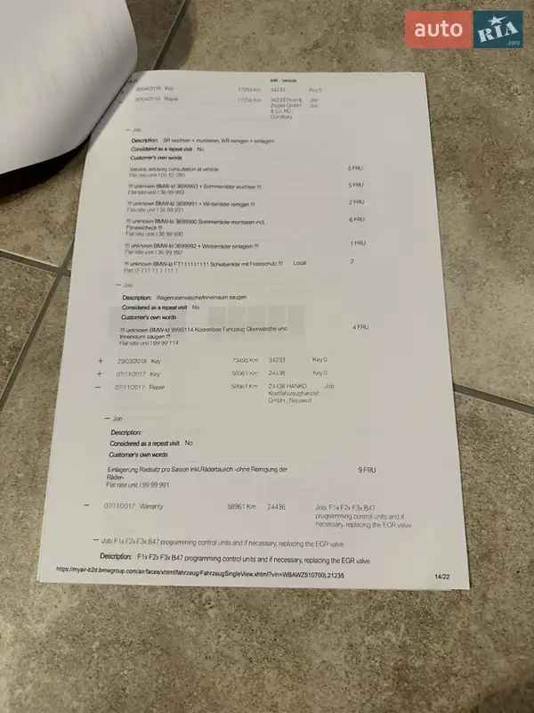 Внедорожник / Кроссовер BMW X3 2015 в Каменец-Подольском документ 15 фото Внедорожник / Кроссовер BMW X3 2015 в Каменец-Подольском документ