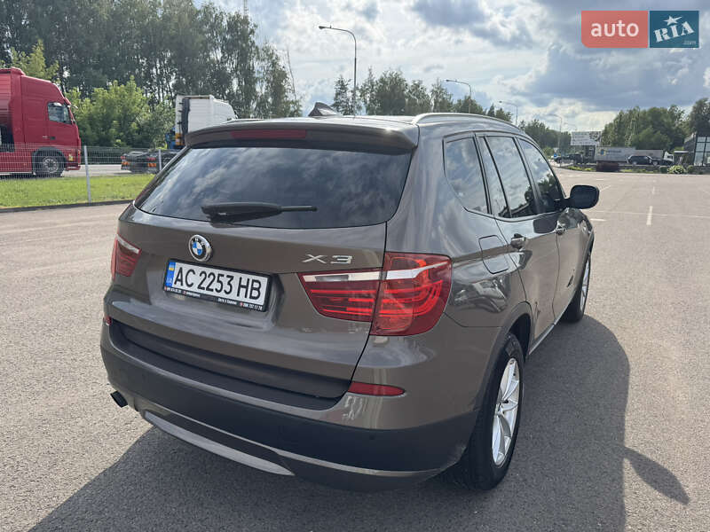 Внедорожник / Кроссовер BMW X3 2011 в Ковеле