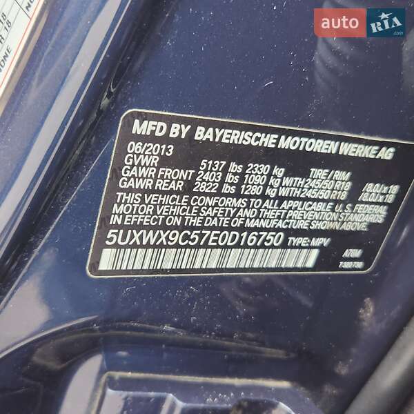 Внедорожник / Кроссовер BMW X3 2013 в Сумах фото 26 Внедорожник / Кроссовер BMW X3 2013 в Сумах