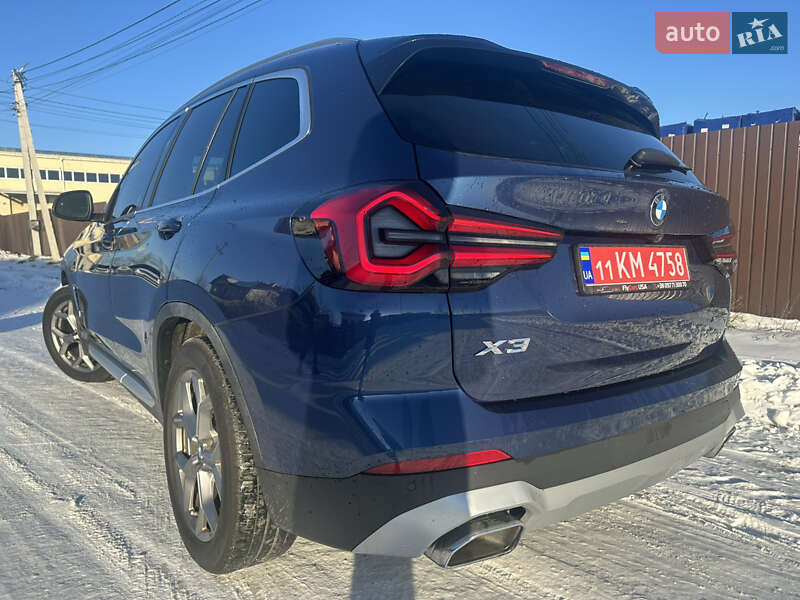 Внедорожник / Кроссовер BMW X3 2022 в Львове