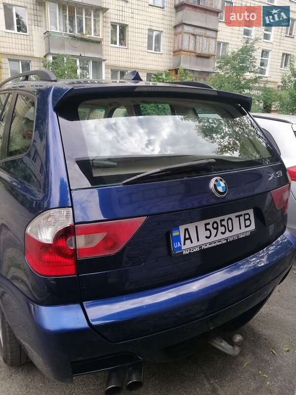 Внедорожник / Кроссовер BMW X3 2004 в Вишневом