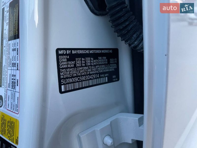 Внедорожник / Кроссовер BMW X3 2014 в Львове