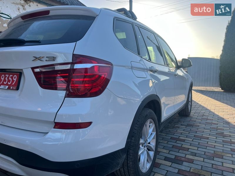 Внедорожник / Кроссовер BMW X3 2015 в Борисполе