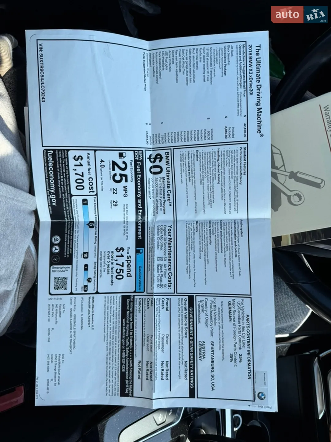 2017 BMW X3 - мініатюра 29
