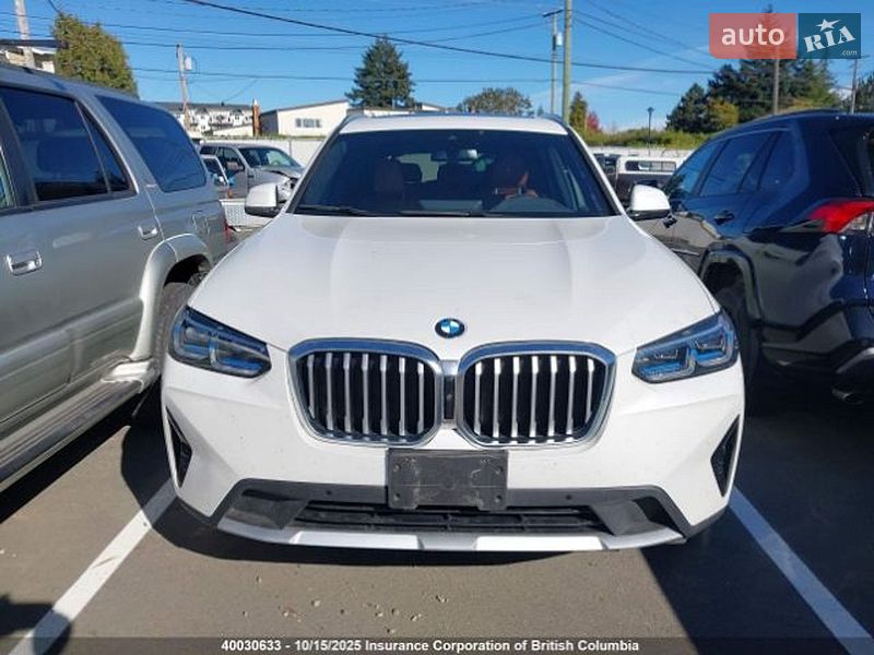Внедорожник / Кроссовер BMW X3 2022 в Умани