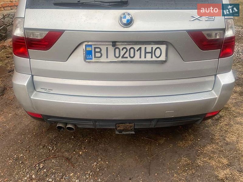 Внедорожник / Кроссовер BMW X3 2007 в Лубнах