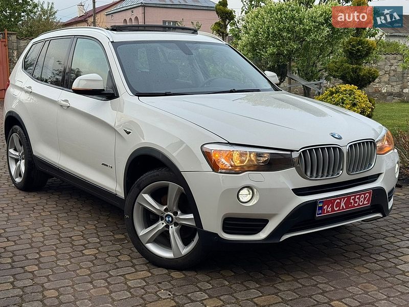Внедорожник / Кроссовер BMW X3 2017 в Львове