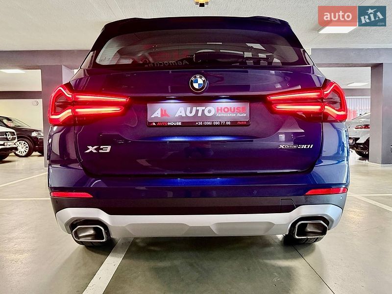 Внедорожник / Кроссовер BMW X3 2022 в Львове