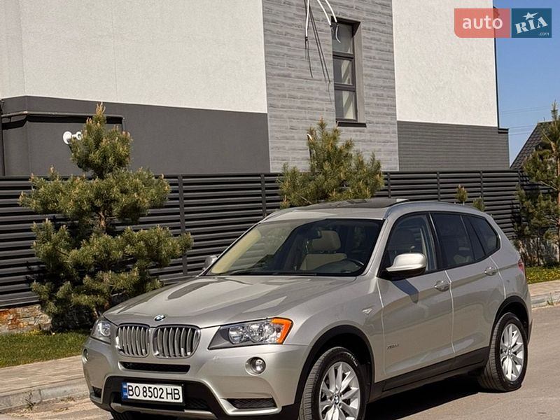 Внедорожник / Кроссовер BMW X3 2012 в Тернополе