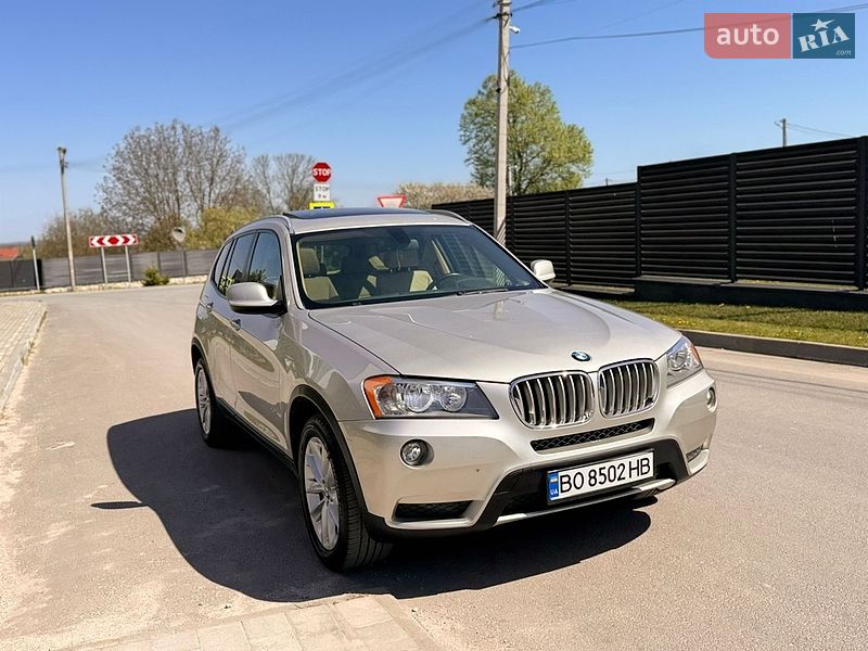 Внедорожник / Кроссовер BMW X3 2012 в Тернополе