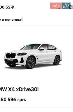 Внедорожник / Кроссовер BMW X4 2024 в 