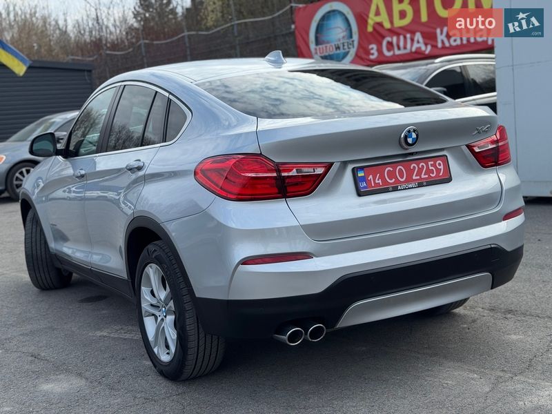 Внедорожник / Кроссовер BMW X4 2015 в Львове