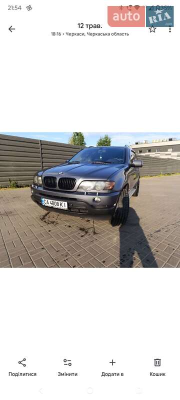 Внедорожник / Кроссовер BMW X5 2003 в Черкассах фото 4 Внедорожник / Кроссовер BMW X5 2003 в Черкассах