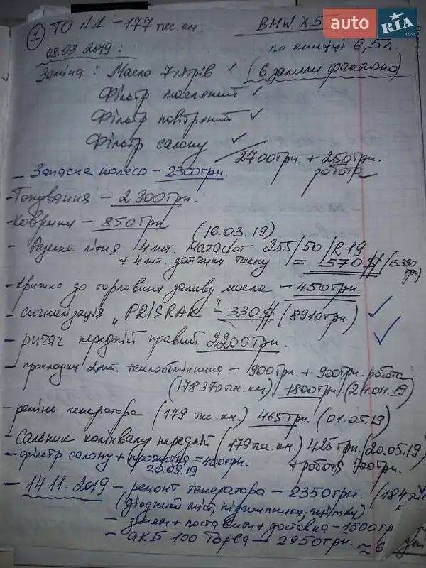 Позашляховик / Кросовер BMW X5 2012 в Львові документ