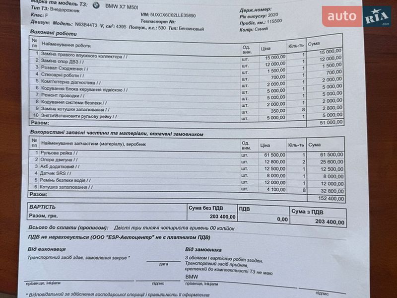Внедорожник / Кроссовер BMW X7 2019 в Киеве