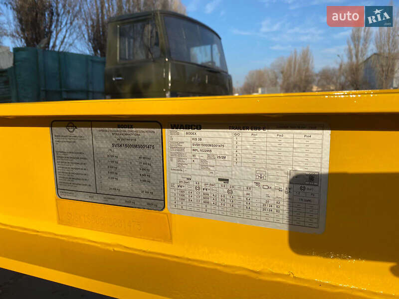 Контейнеровоз напівпричіп Bodex KIS 3B 2021 в Києві