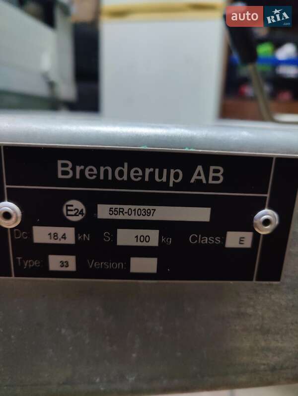 Тентованный борт (штора) - прицеп Brenderup B06 2300T 2021 в 