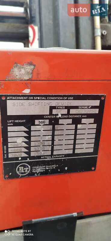 Вилочний навантажувач BT Toyota CBE 2023 в Києві