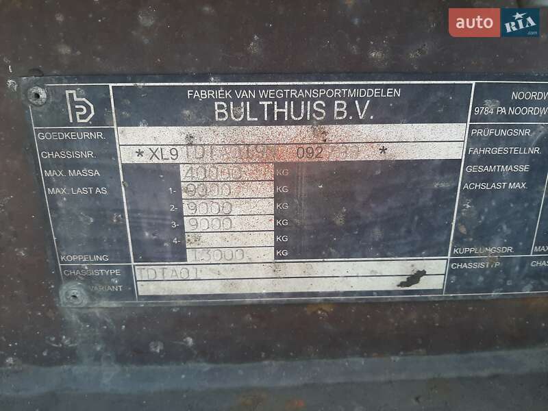 Зерновоз - полуприцеп Bulthuis TI 2009 в Львове
