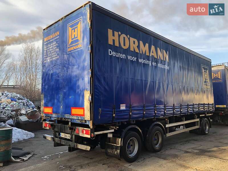 Тентований борт (штора) - прицеп Burg Burg 2002 в Черкасах