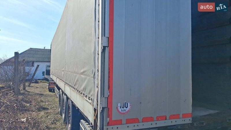 Тентованный борт (штора) - полуприцеп Burg SG03 2013 в Иршаве