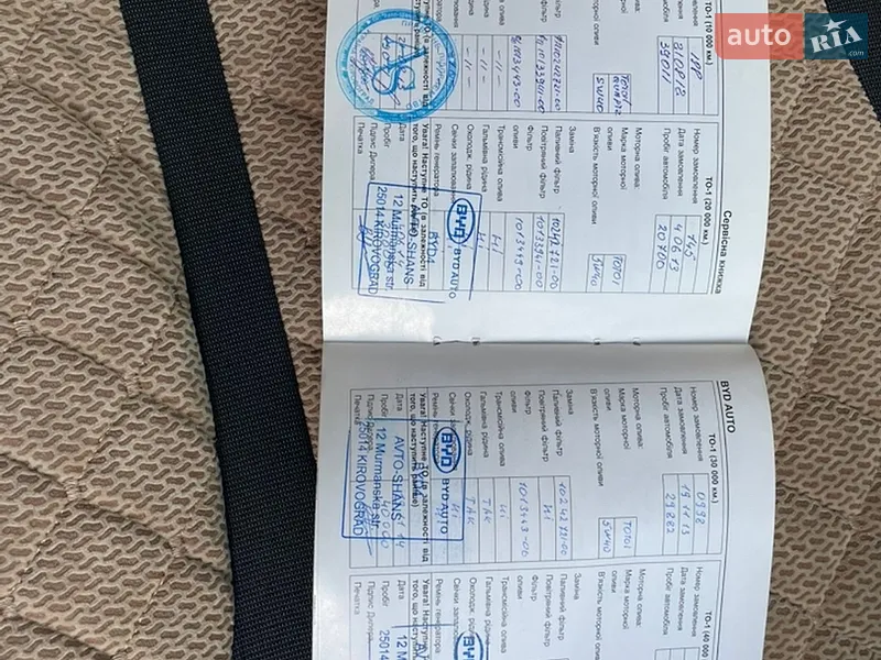 Седан BYD F6 2011 в Компанеевке документ