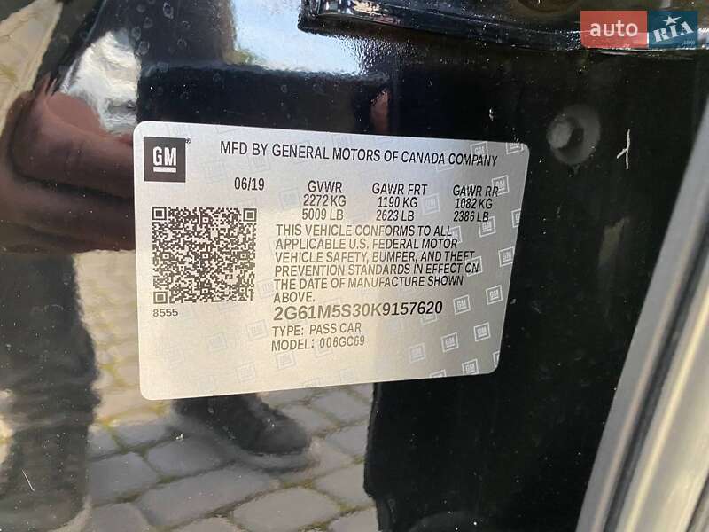 Седан Cadillac XTS 2019 в Львові