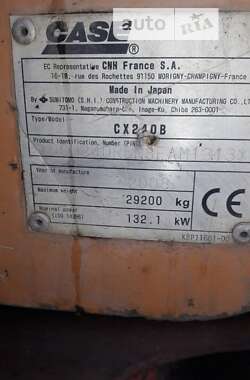 Гусеничний екскаватор Case Construction CX 210 2008 в 