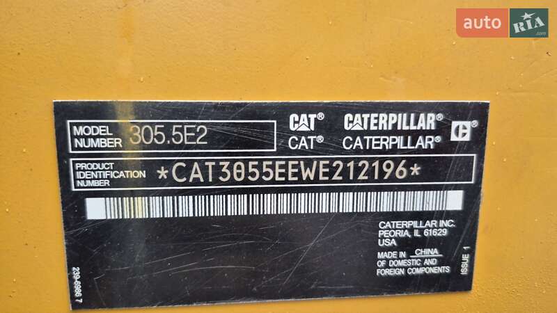 Миниэкскаватор Caterpillar 305.5 2020 в Виннице
