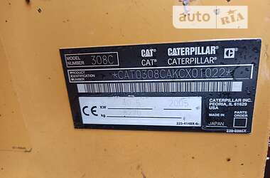 Миниэкскаватор Caterpillar 308 2005 в Хусте