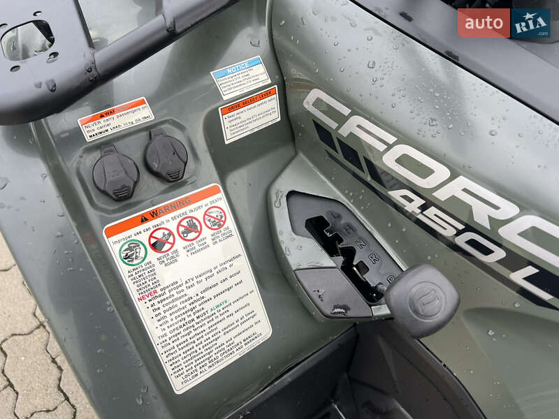 Квадроцикл утилитарный CFMOTO CForce 450L 2023 в Сваляве фото 22 Квадроцикл утилитарный CFMOTO CForce 450L 2023 в Сваляве